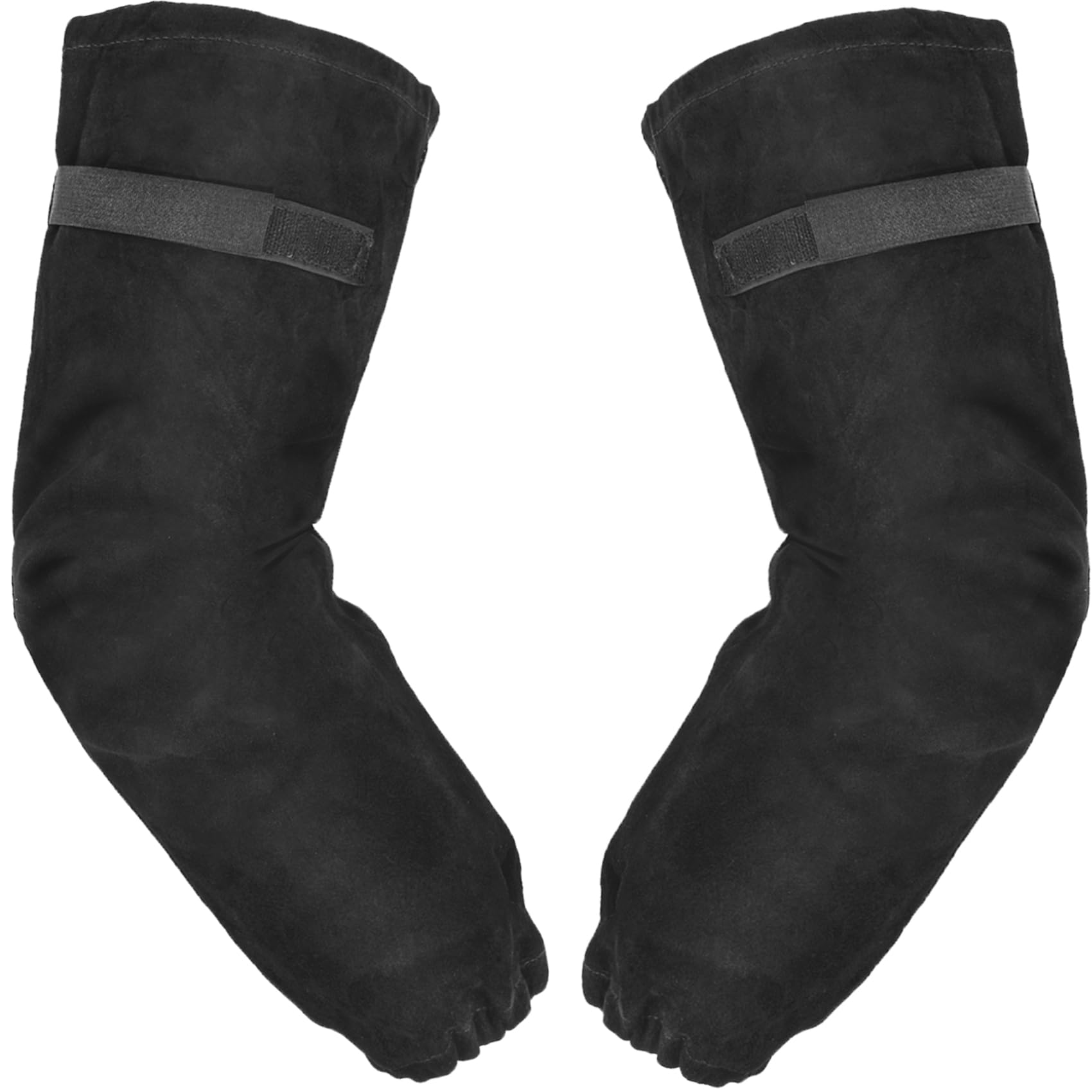 LeaSeek leather welding sleeve with heat-resistant outer layer for welding.