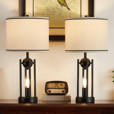 Leasgy bedside lamps are tool-free to assemble.
