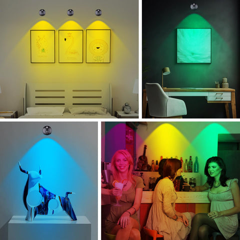 LEASTYLE adjustable head rotates 350 degrees and tilts 200 degrees for precise lighting