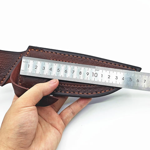 Outdoor-ready Leather Knife Sheath designed for easy, secure carry.