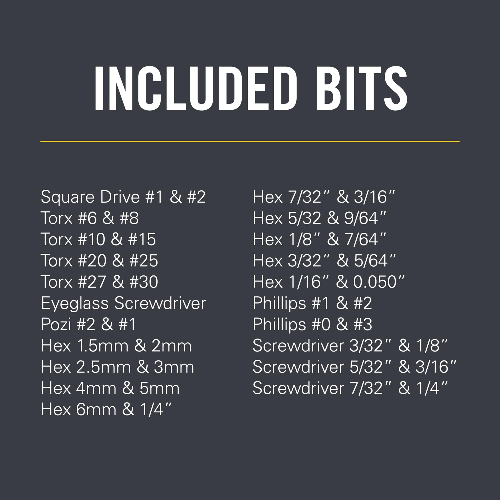 1/4 inch hex compatibility expands tool versatility