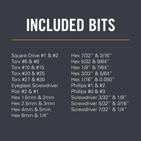 1/4 inch hex compatibility expands tool versatility