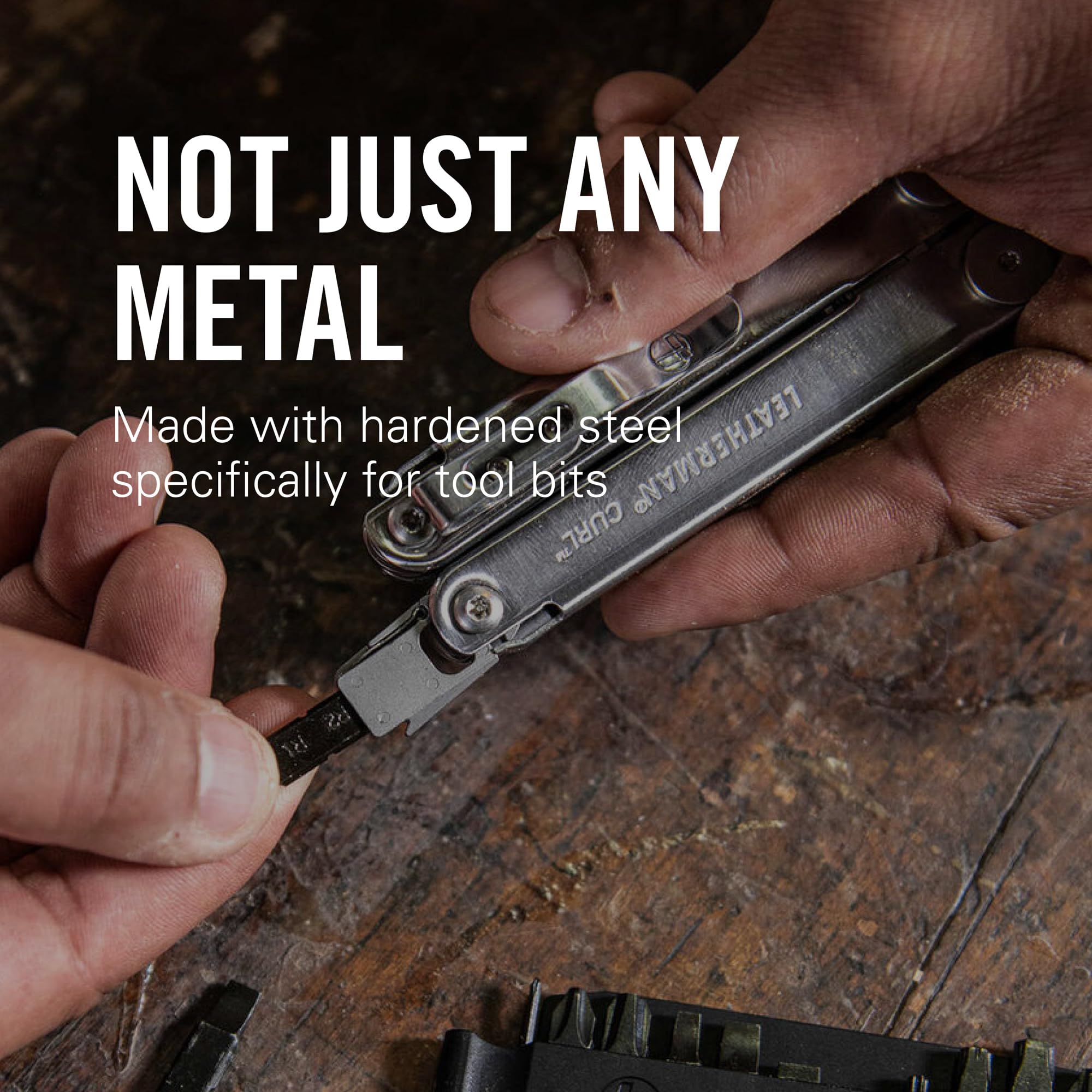 Flat-bit design fits tight spaces for better access