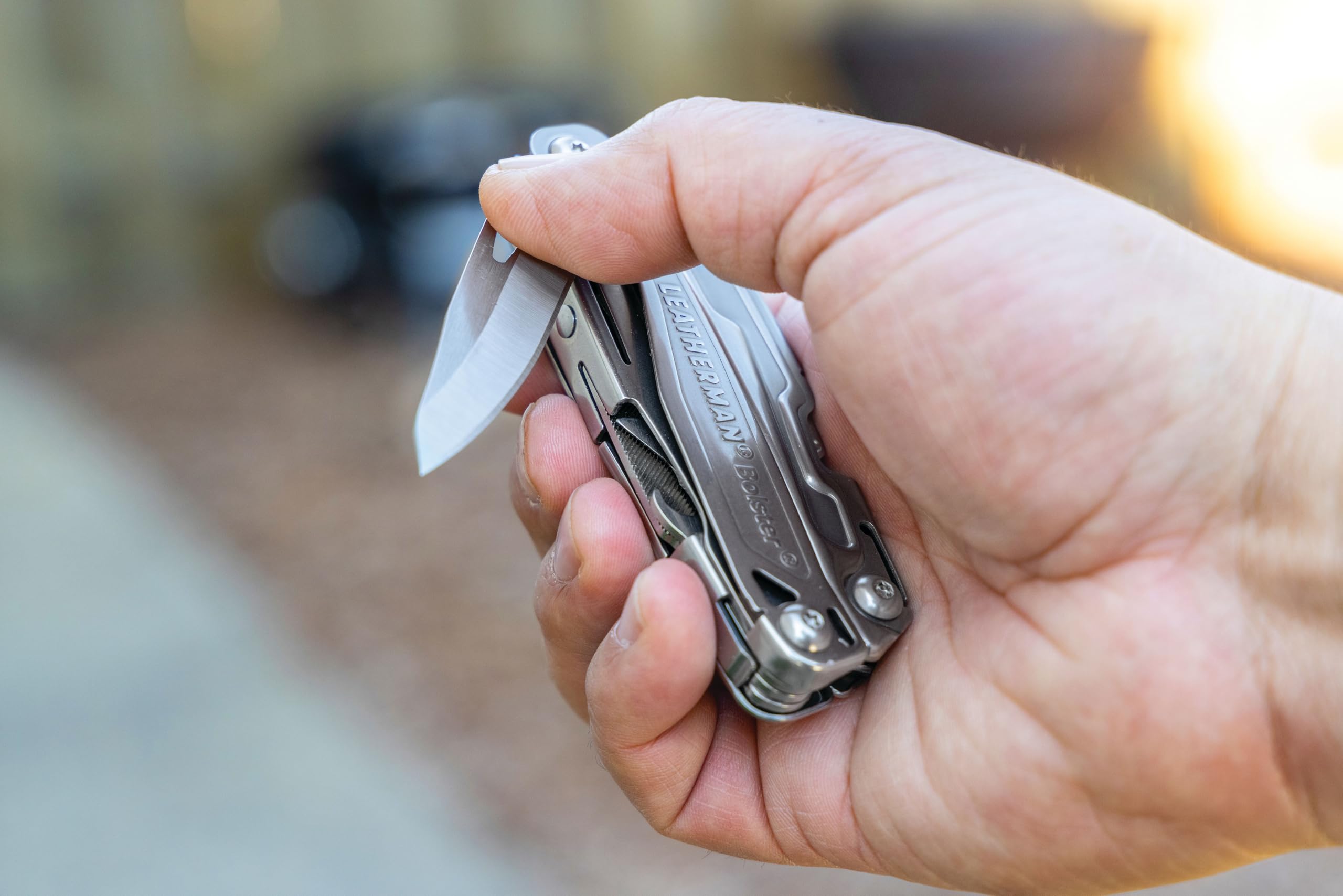 Leatherman Bolster bottle opener for quick refreshments outdoors