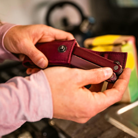 LEATHERMAN Bond lanyard ring enables secure tethering on outdoor trips