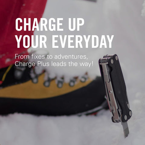 Leatherman Charge Plus scissors and cutting hook for precise cuts.