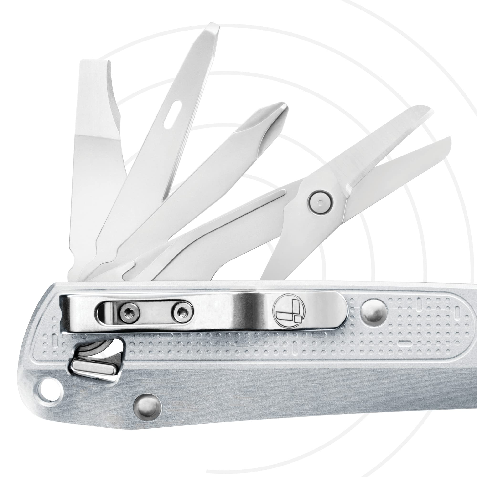 LEATHERMAN Free K4 knife blade extended for precise cutting tasks