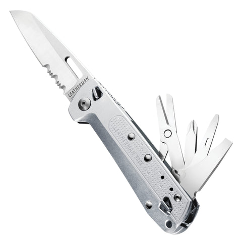 LEATHERMAN Free K4 pocket multitool in compact form for easy daily carry