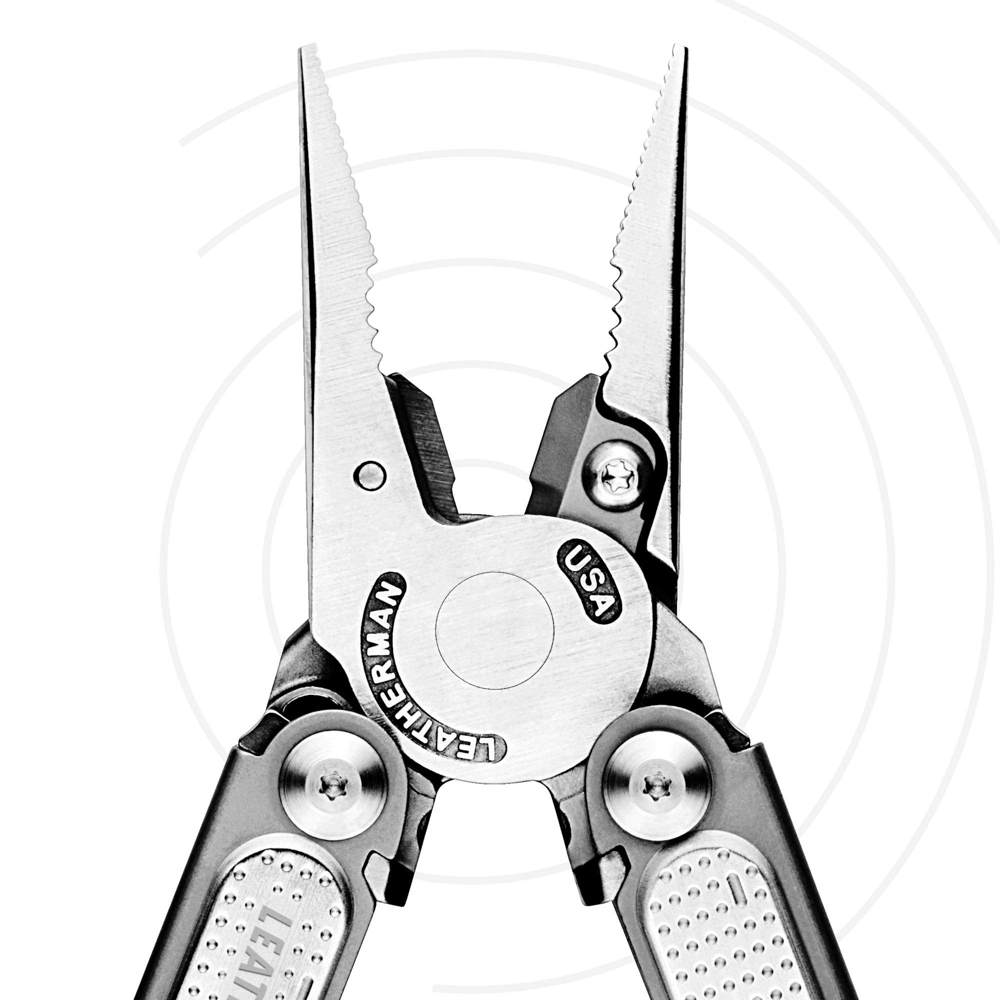 LEATHERMAN FREE P2 outside-access tools in use for quick tasks