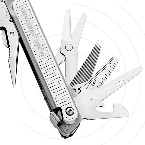 LEATHERMAN FREE P2 replaceable wire cutters in action