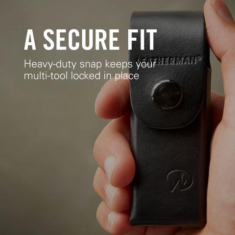 Three sizes fit twenty Leatherman models for versatility.