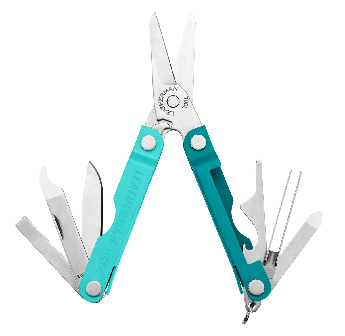 LEATHERMAN Micra on a keychain, compact and ready for quick on-the-go fixes.