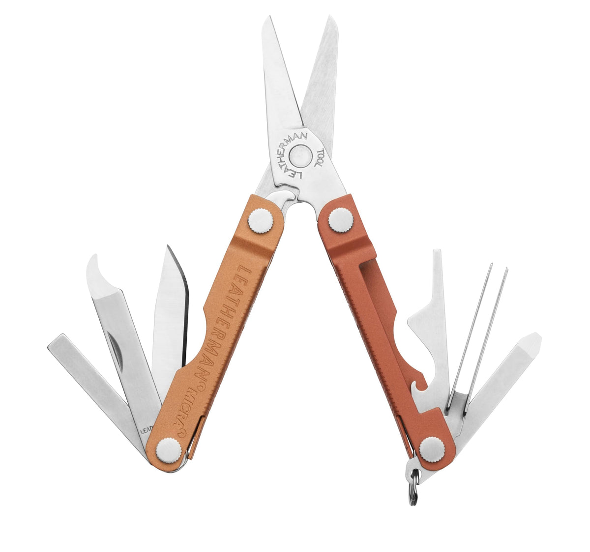 Leatherman Micra Pumpkin Spice bottle-opener for quick on-the-go tasks.