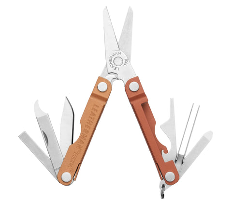 Leatherman Micra Pumpkin Spice bottle-opener for quick on-the-go tasks.