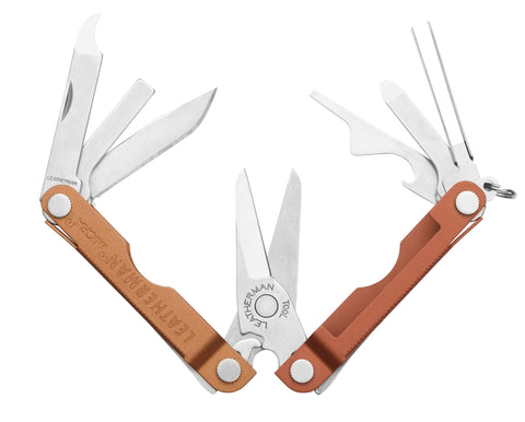 Leatherman Micra Pumpkin Spice scissors provide precise trims on the move.