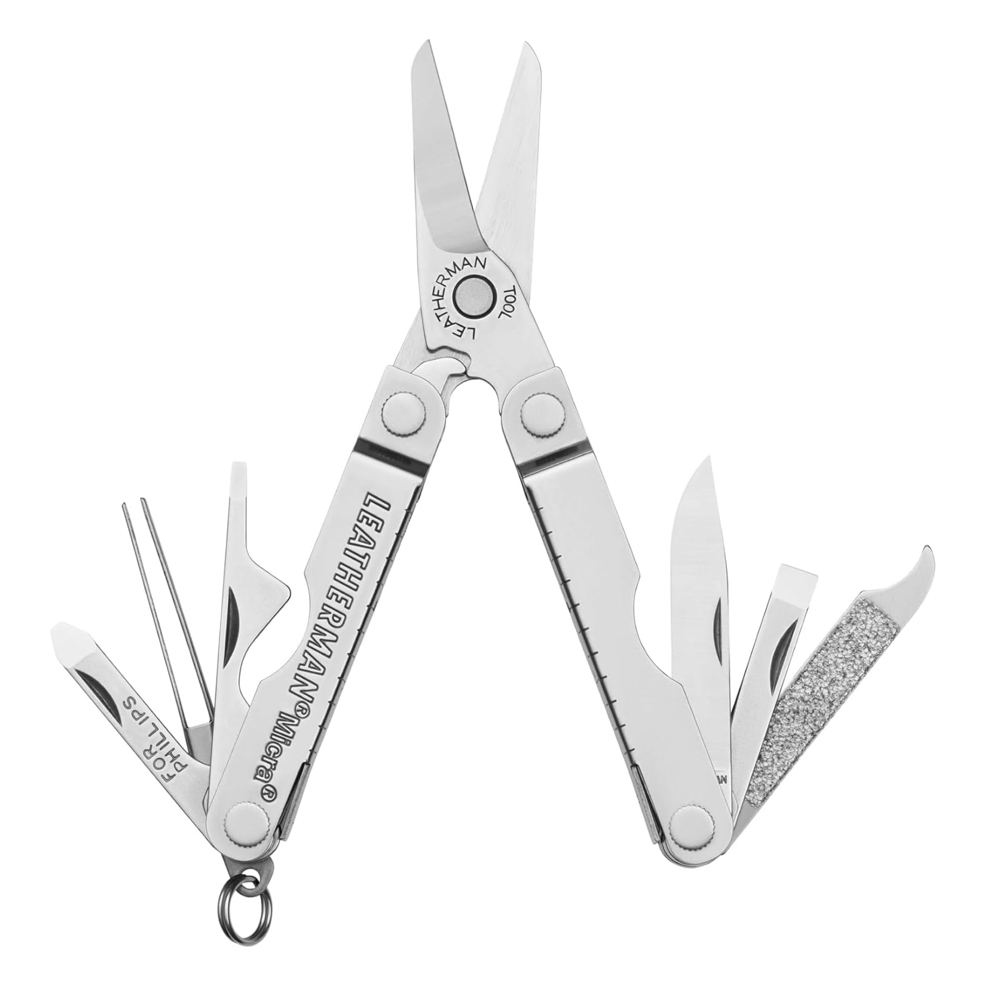 Leatherman Micra with spring colorways showing ready-to-use tools for on-the-go tasks.