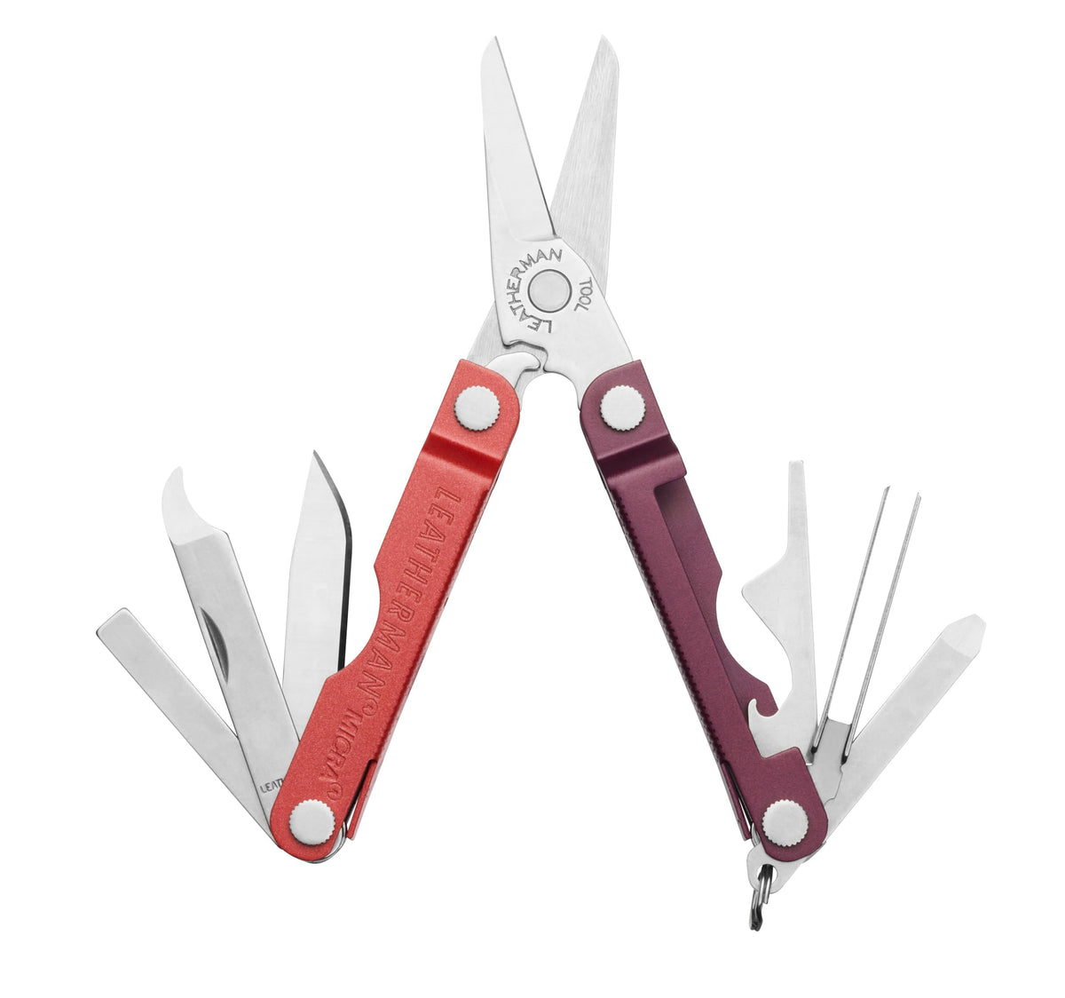Leatherman Micra knife for quick on-the-go cuts and package opening.