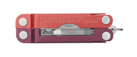 Leatherman Micra tweezers for delicate tasks on a compact tool.