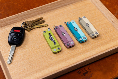 LEATHERMAN Micra tweezers, handy for grooming or splinters.