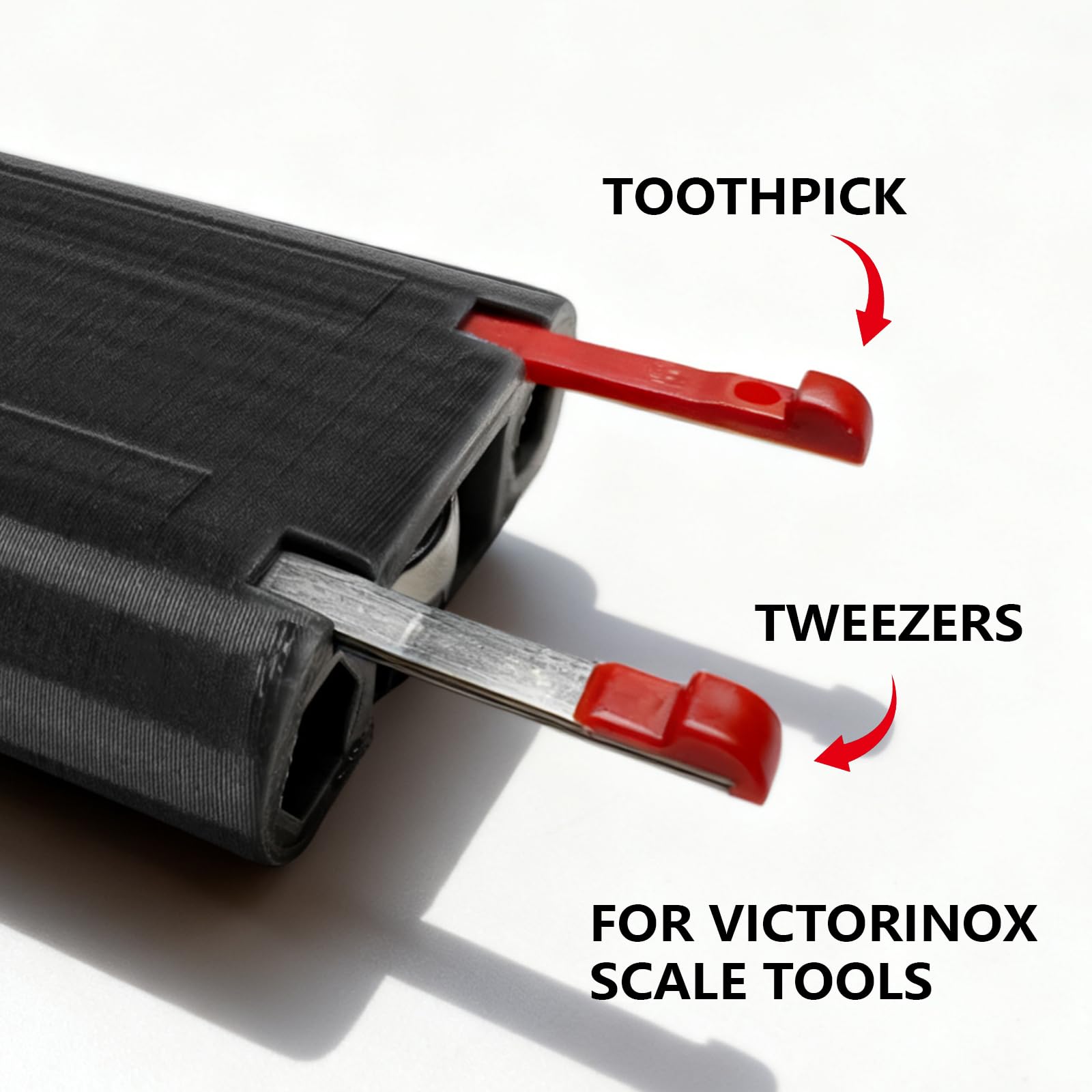 Leatherman screwdriver bits case with secure placement and transport.