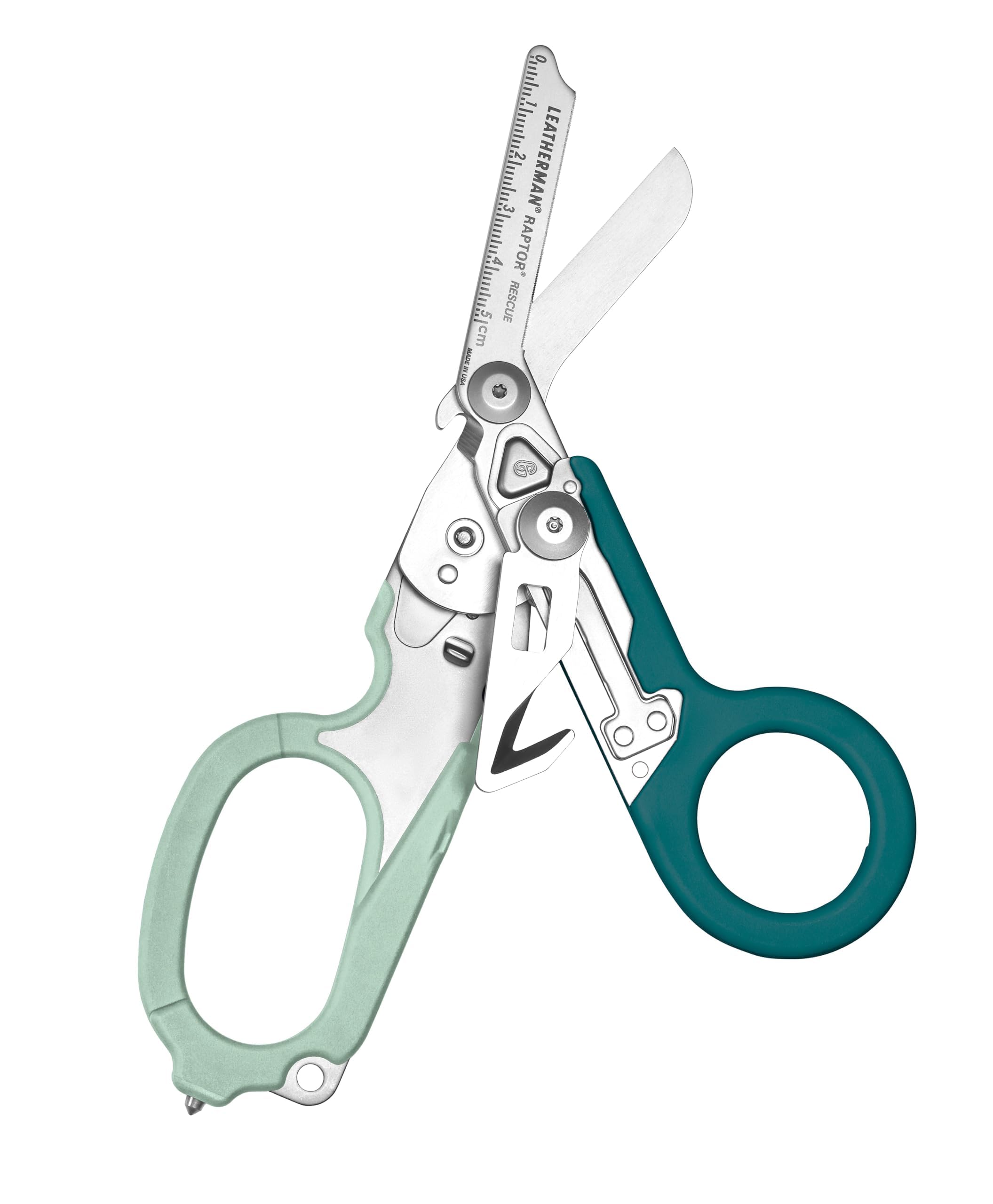 Leatherman Raptor Rescue 6-in-1 shears in action for rapid emergency response