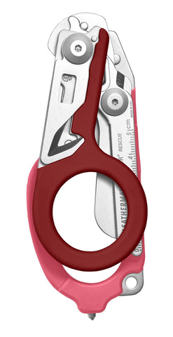 Leatherman Raptor Rescue strap cutter ready for rapid rescue scenarios.