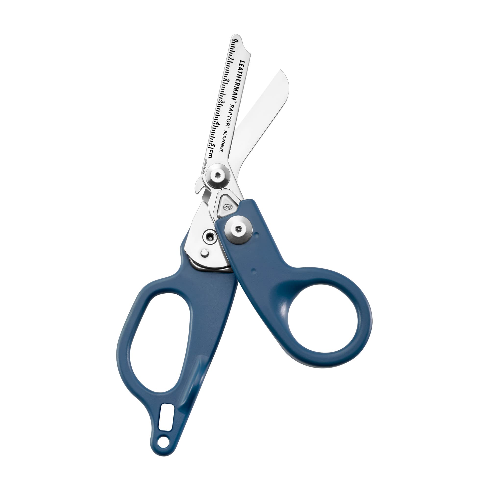 Leatherman Raptor Response emergency shears with folding blades for fast, controlled cuts.