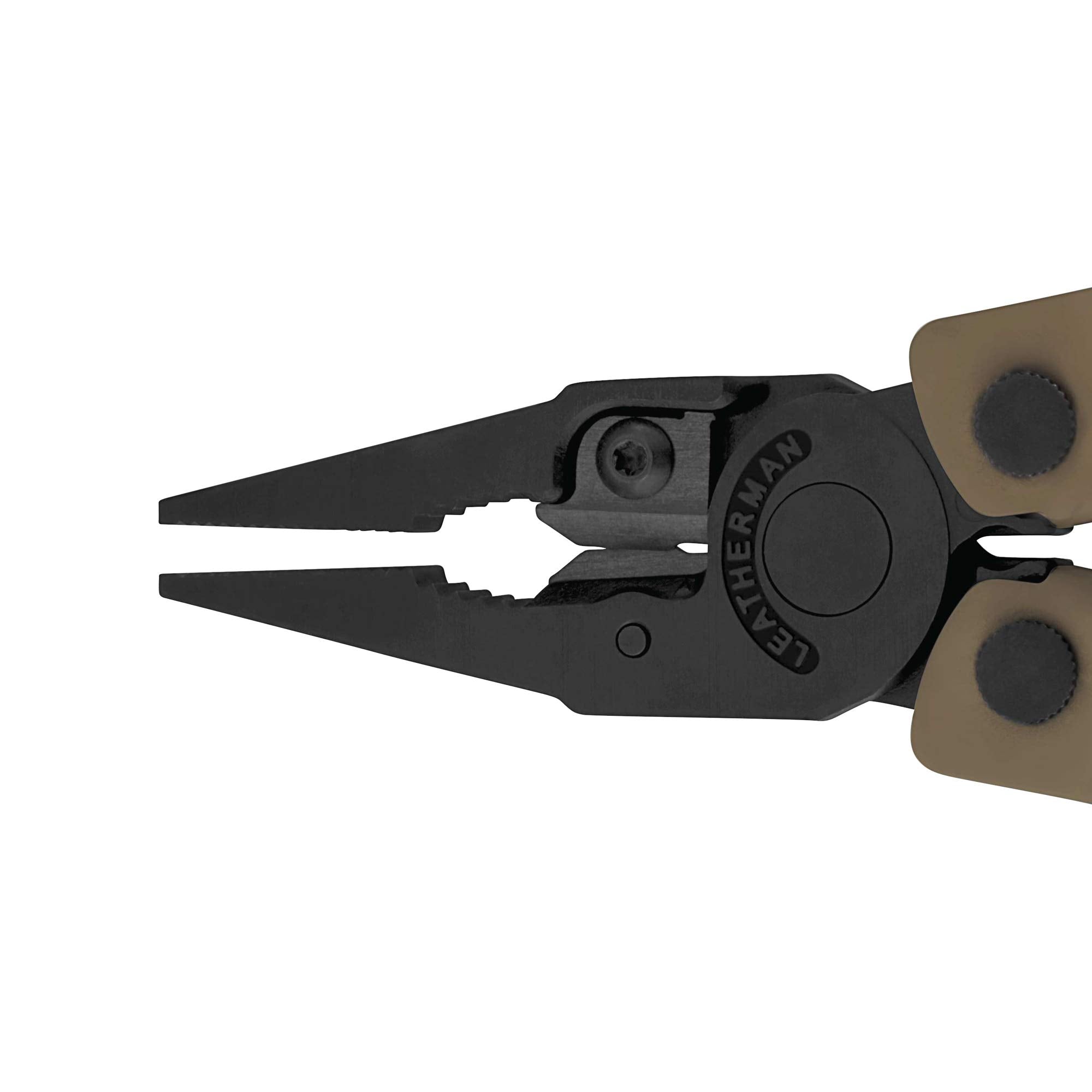 Leatherman Rebar knife and screwdrivers arranged for versatile fieldwork.
