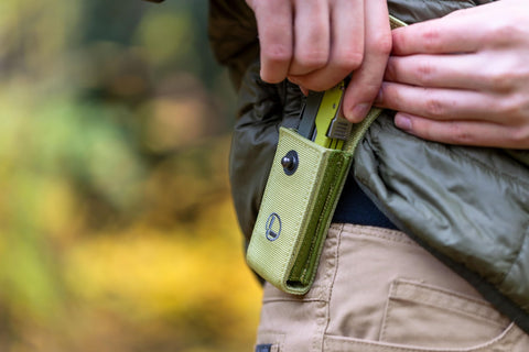 Crimper and wire stripper on LEATHERMAN Rebar enable quick wiring