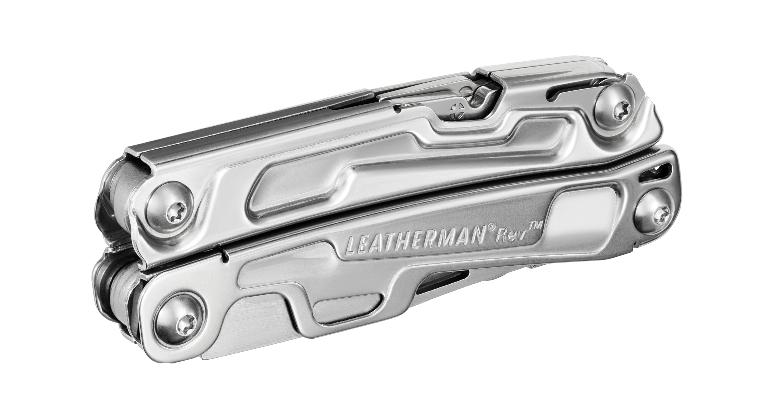 Leatherman Rev packs 14 tools into a compact form for everyday tasks.