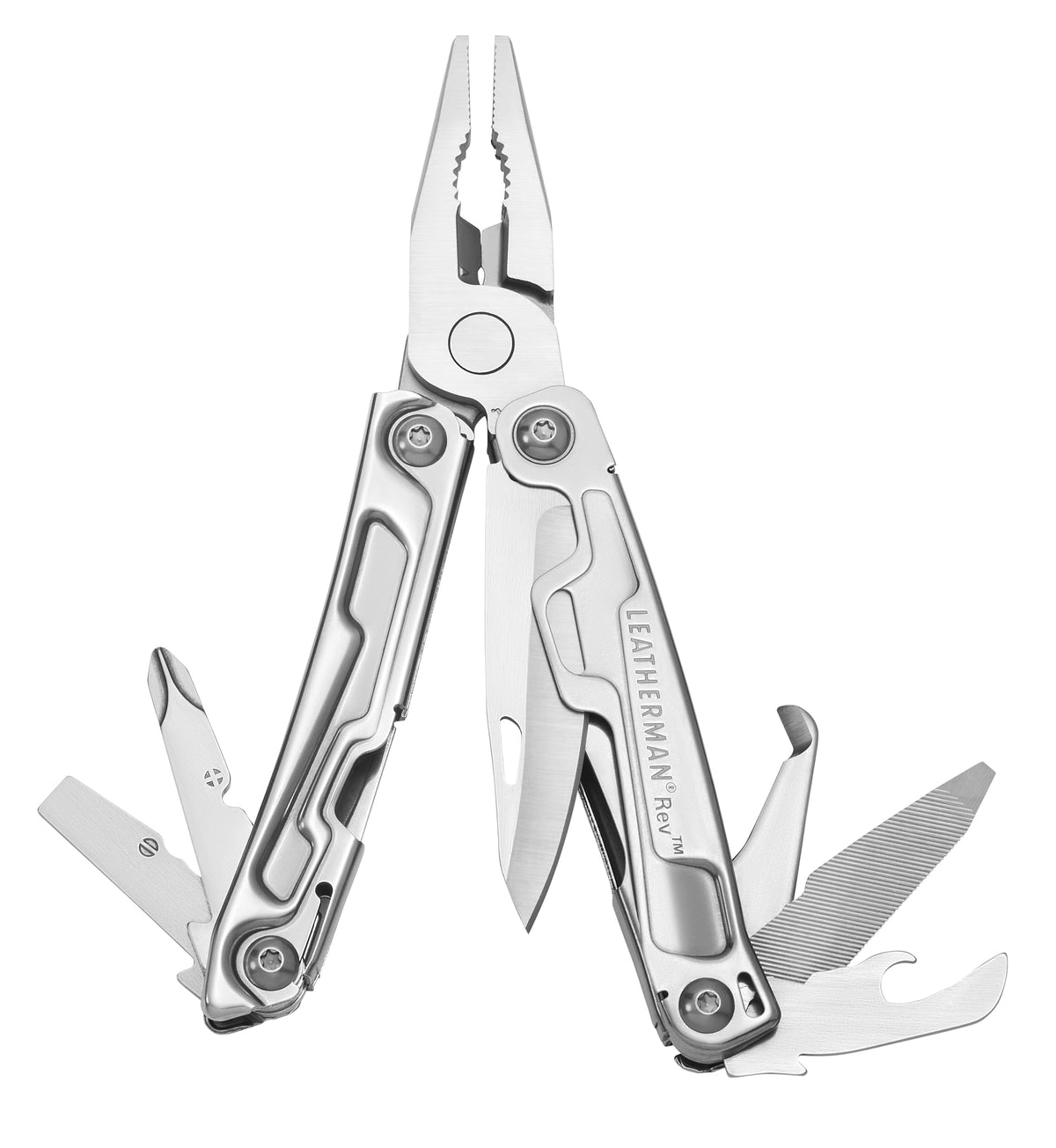 Leatherman Rev outside-access design enables quick, one-handed adjustments.