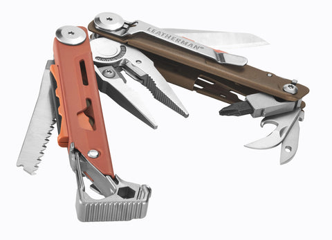 Leatherman Signal hammer helps anchor tents and stakes.