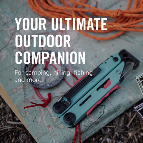 Leatherman Signal wire cutters tackle stubborn wires during outdoor fixes.