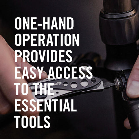 LEATHERMAN Skeletool CX bottle opener ready for outdoor moments