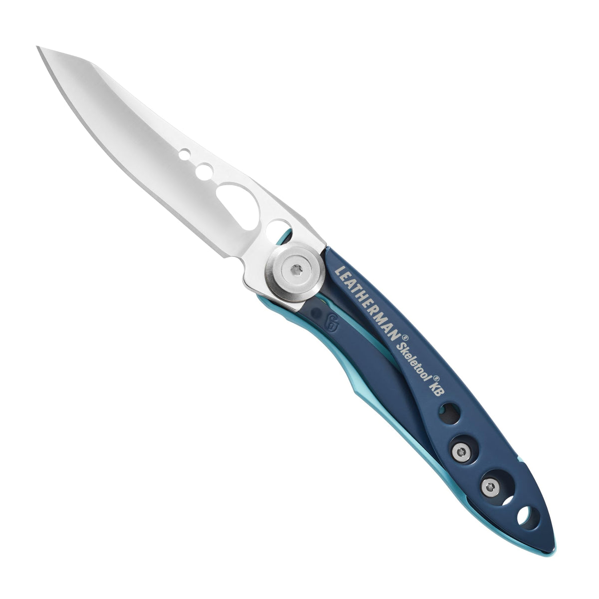 Leatherman Skeletool KB straight-edge blade for quick, precise cuts on the go.