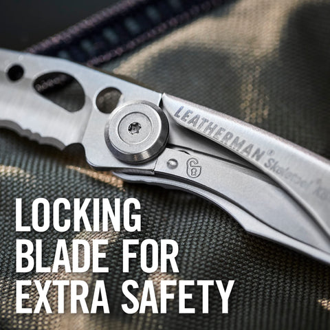 Leatherman Skeletool KBX compact design fits easily in pockets.