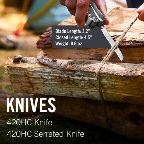 Leatherman Super Tool 300 extended primary blade for precise cuts