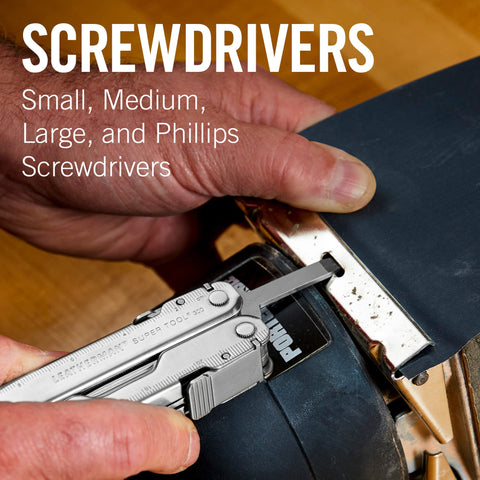 Leatherman Super Tool 300 saw and files ready for rough materials