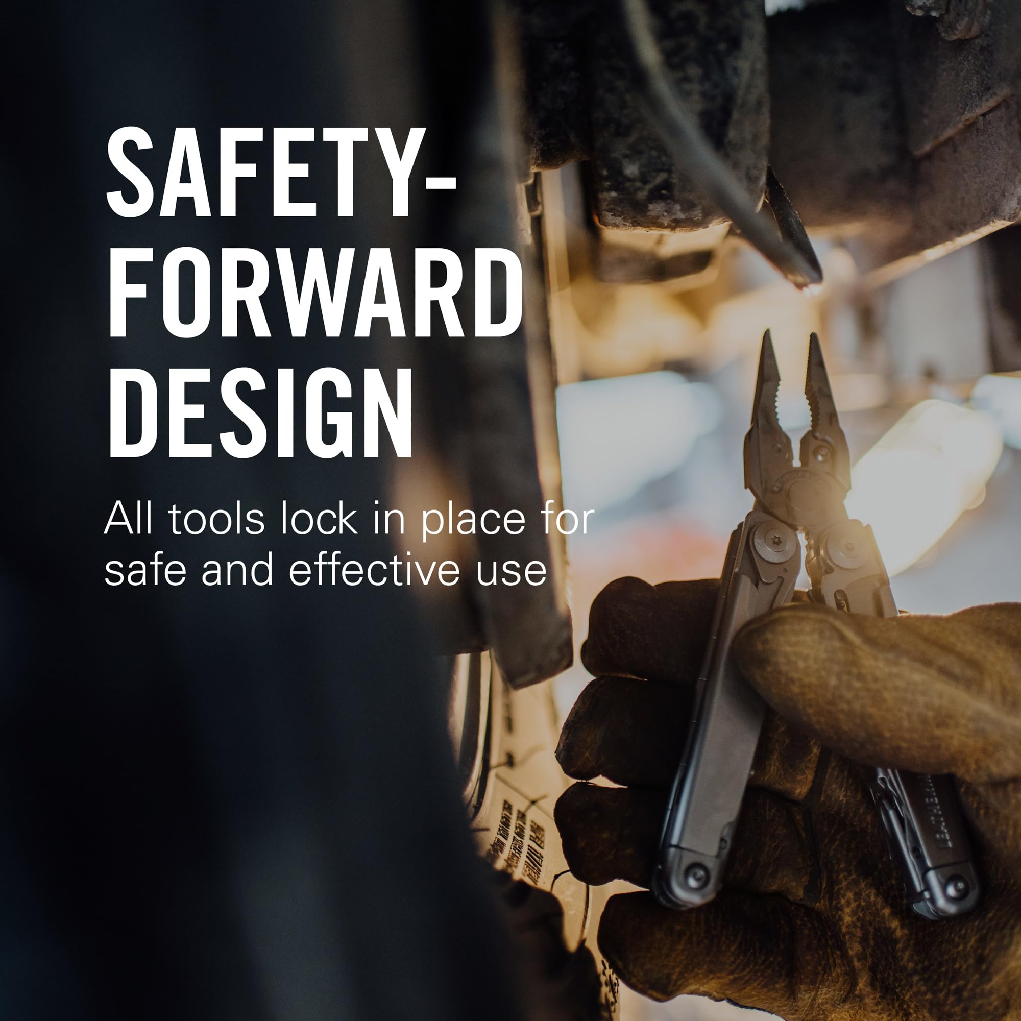 LEATHERMAN Surge wire-stripping tool helps cleanly prep electrical work.