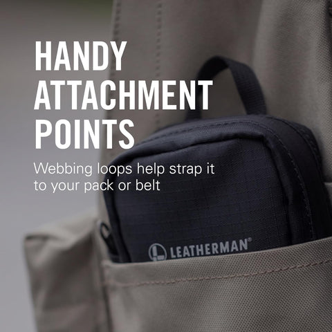 Leatherman Tool Pouch Black attachment loop for pack or belt