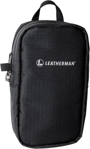 Leatherman Tool Pouch Black front view with seven pockets for quick access