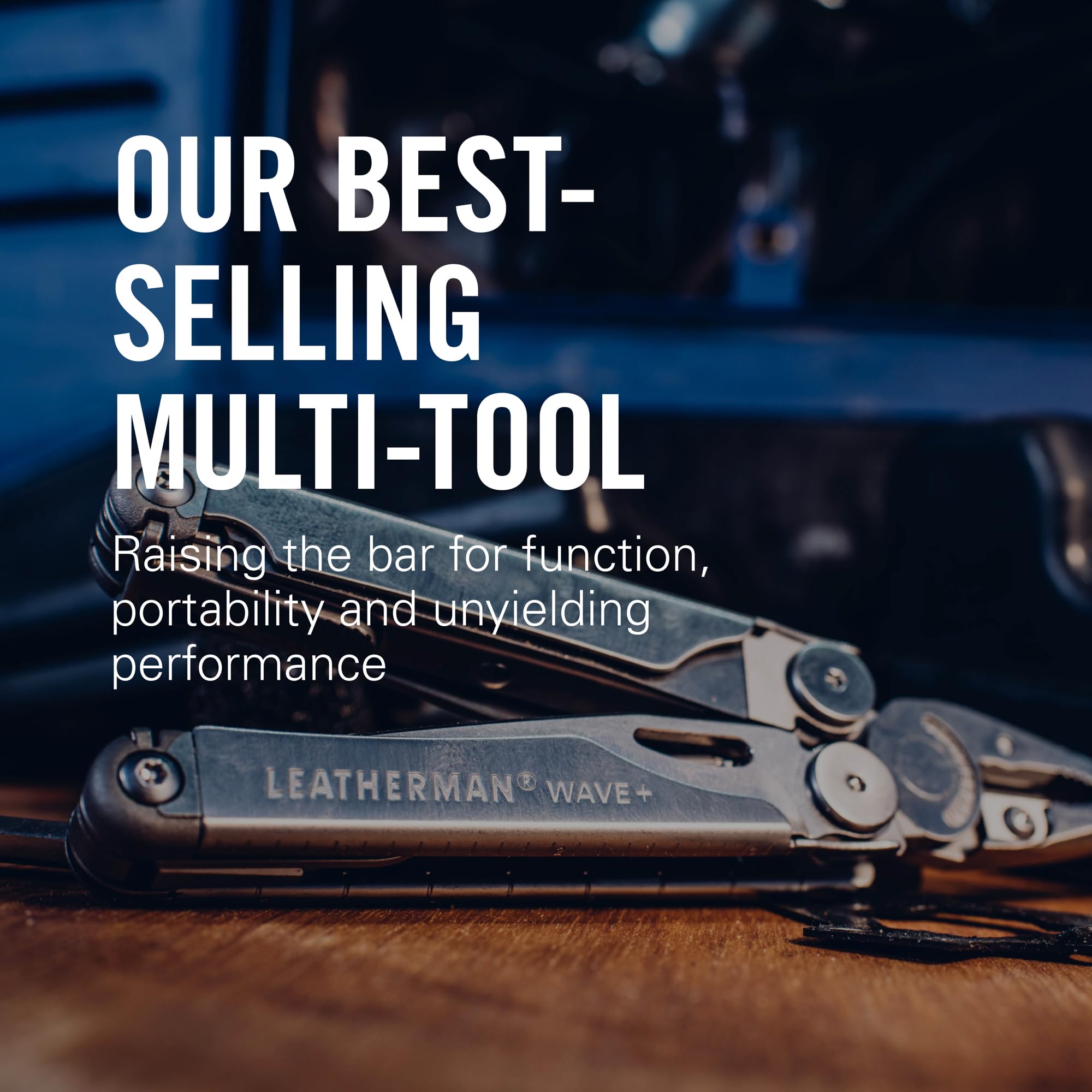 LEATHERMAN Wave+ open scissors for quick trimming and crafts.