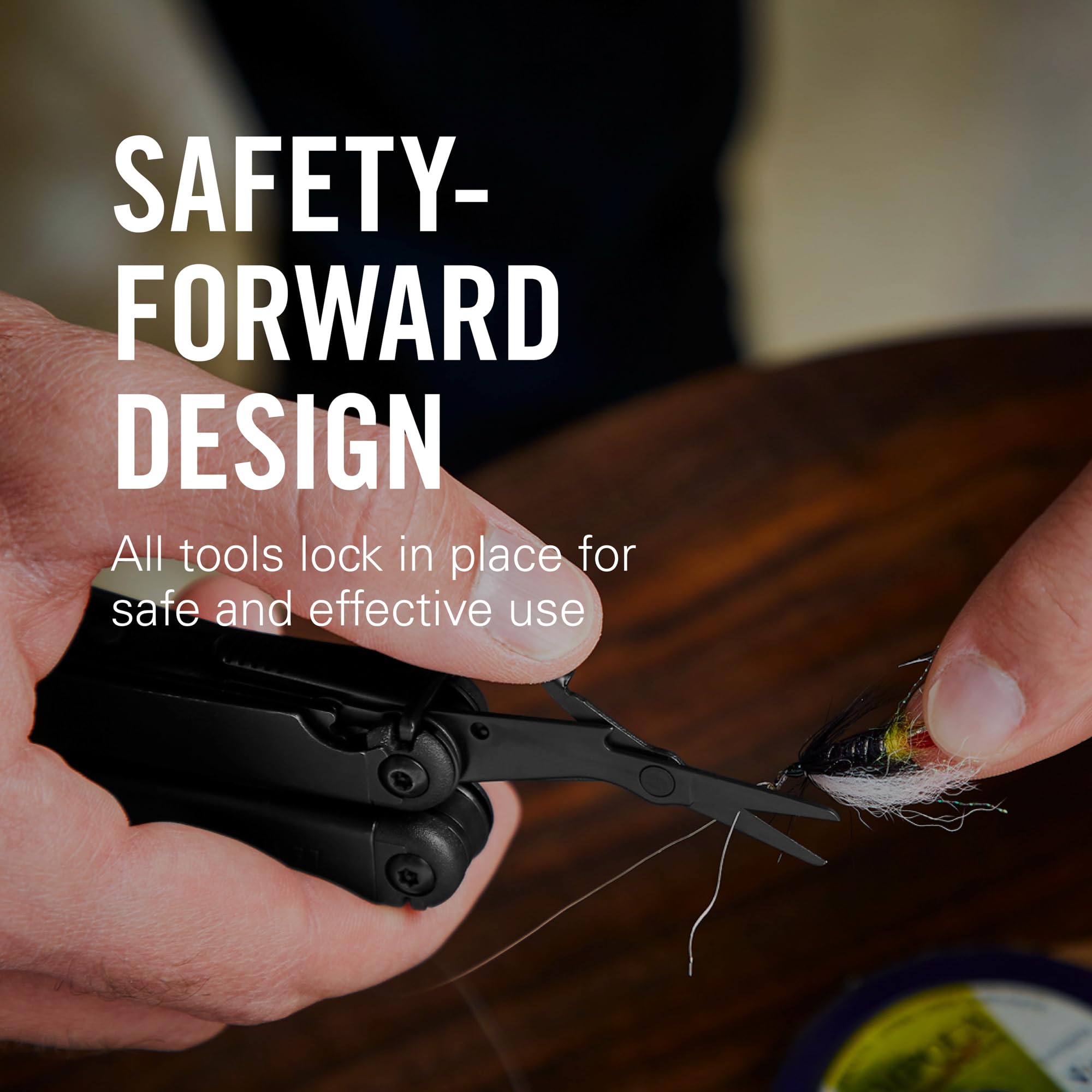 LEATHERMAN Wave+ replaceable wire cutters extend long-term tool life.