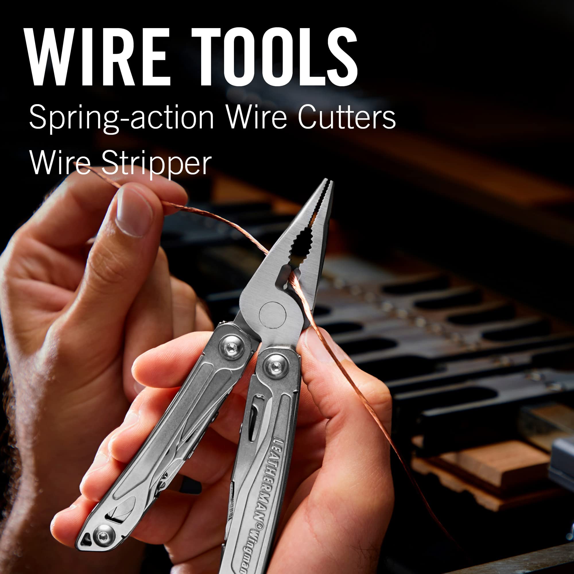 Leatherman Wingman can opener ready for quick access on the go.