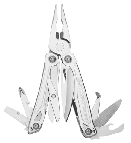Leatherman Wingman pliers close-up shows rugged stainless steel for tough tasks.