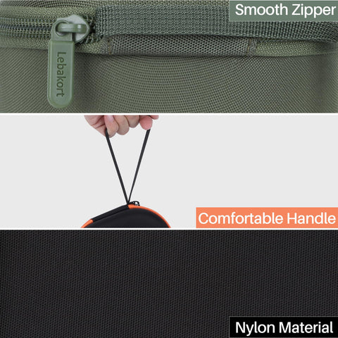 Lebakort carry-handle enables easy portable transport of your earmuffs.