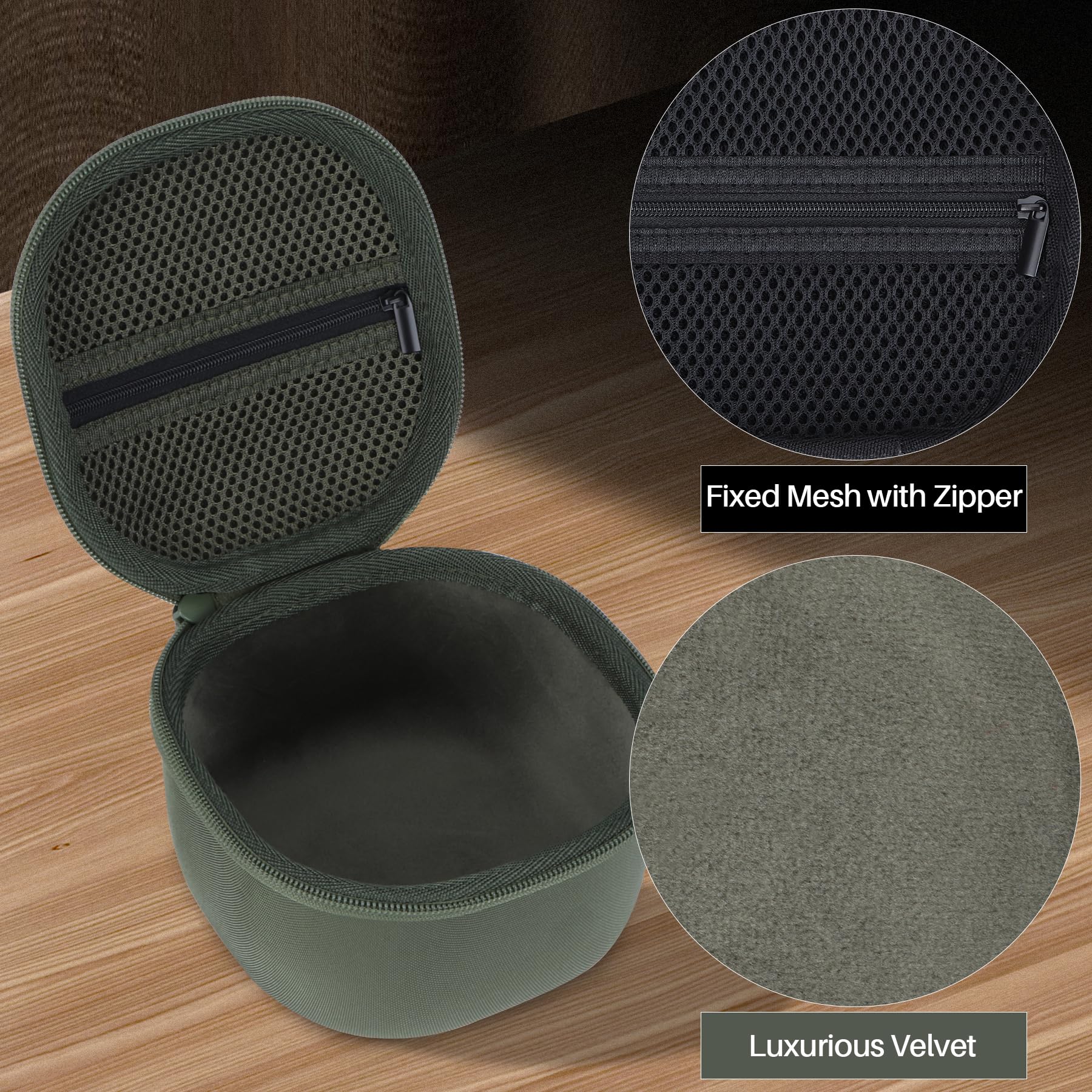 Lebakort zipper access design provides quick, smooth opening and closing.