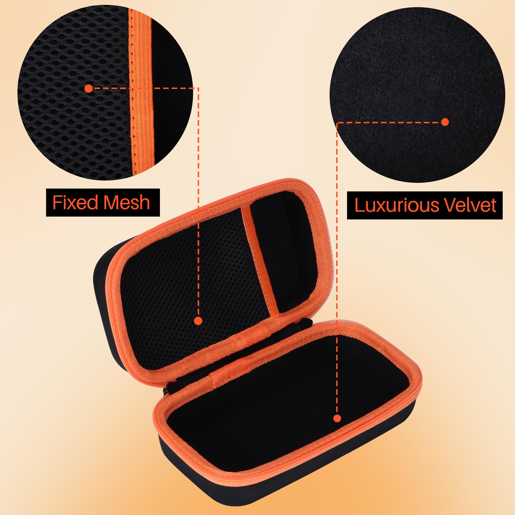 Lebakort Klein MM400 zipper ensures quick access and secure closure.