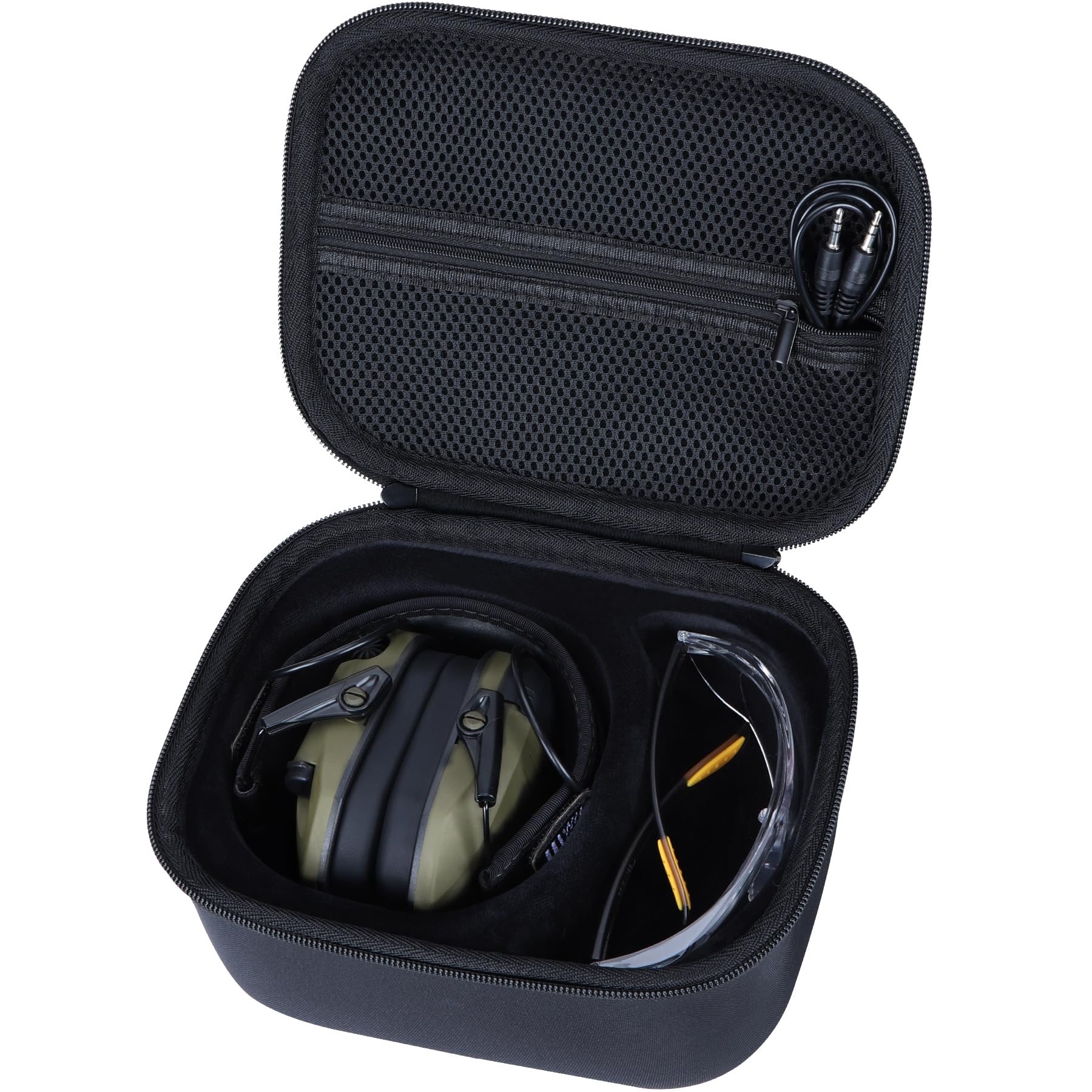 Lebakort case interior layout showing organized compartments