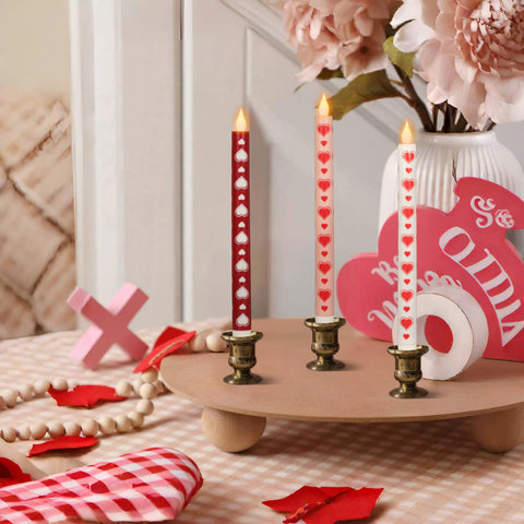 Lebaley bedroom romantic candle set sets cozy ambience.